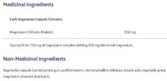 Magnesium CitraMal™ · 150 mg